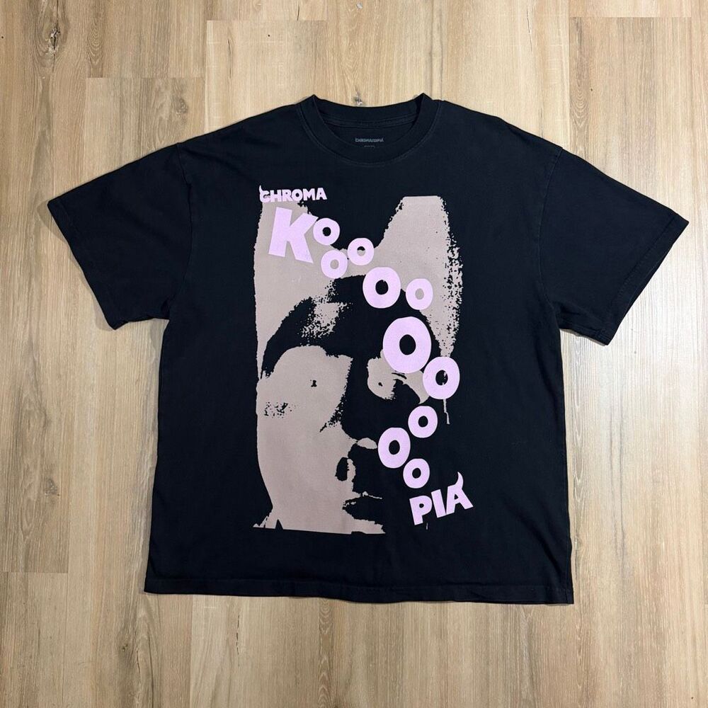 Tyler The Creator Chromakopia Black Tour Shirt Sz L Hip Hop Rap Tee Golf Wang